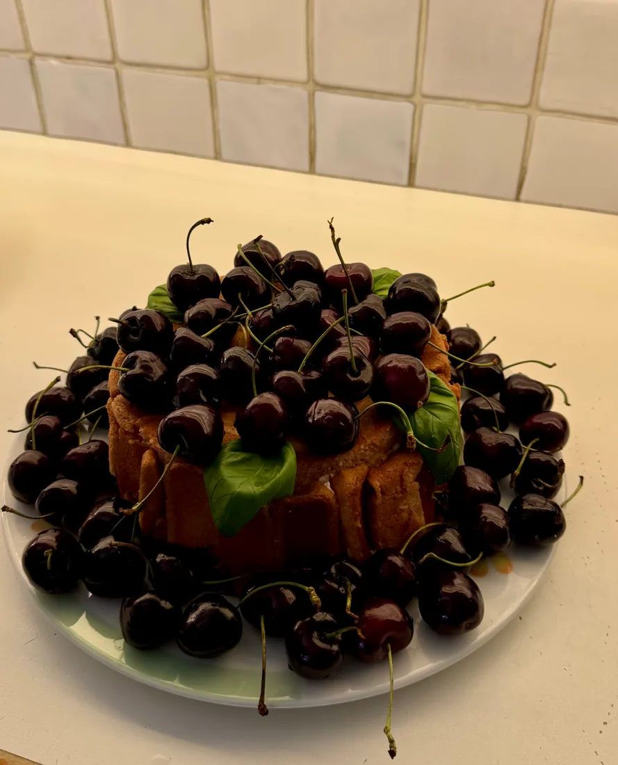 Gâteau aux cerises noires